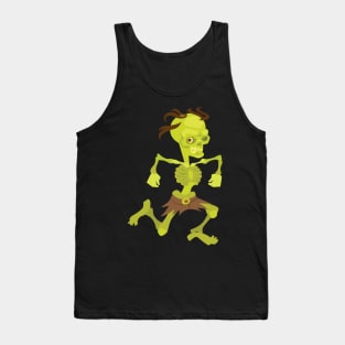 Halloween Hesitant Zombie Tank Top